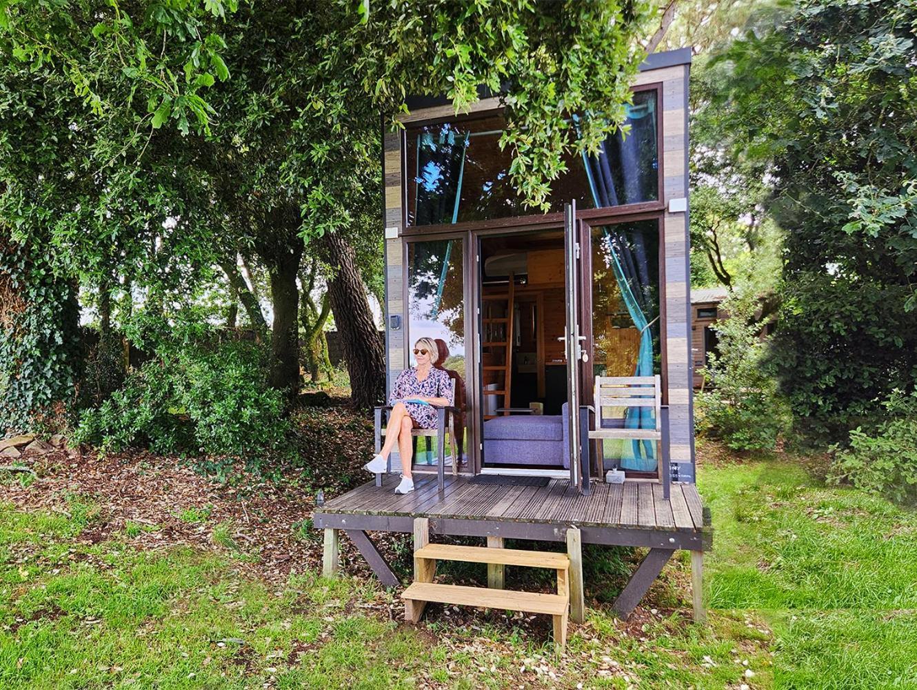 Gites & Tiny Houses Les Hauts De Toulvern บาดอง ห้อง รูปภาพ