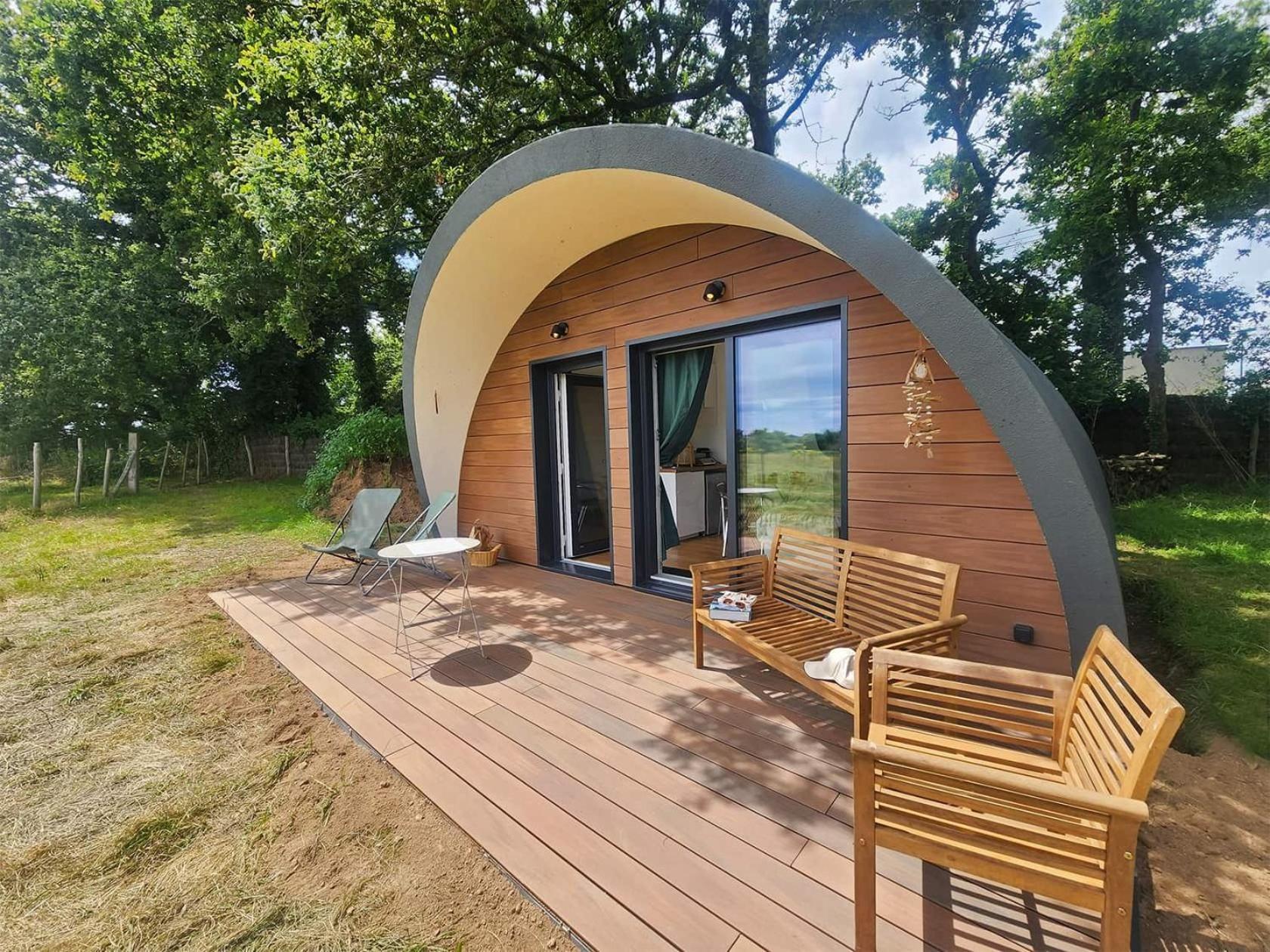 Gites & Tiny Houses Les Hauts De Toulvern บาดอง ห้อง รูปภาพ